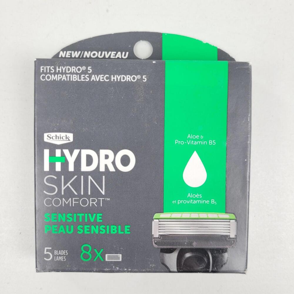 Schick Hydro Sensitive Skin Comfort 5-Blade Razor Refill 8 x Cartridges Aloe